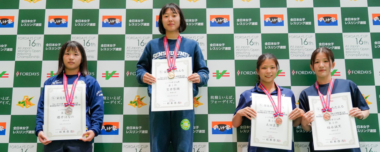 【写真集】2023年フォーデイズ杯全日本女子オープン選手権／シニア表彰式