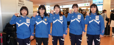 2024年クリッパン女子国際大会（スウェーデン）出場の日本チームが帰国