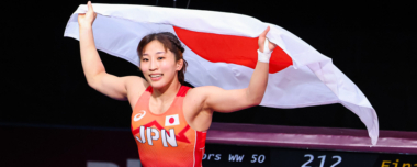 須﨑優衣（キッツ）清岡もえ（育英大）尾﨑野乃香（慶大）が優勝…2024年アジア選手権・第3日（女子）