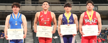 【写真集】2024年明治杯全日本選抜選手権／男子フリースタイル・表彰式＝写真追加