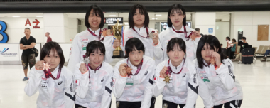 2024年U17アジア選手権（ヨルダン）出場の女子チームが帰国