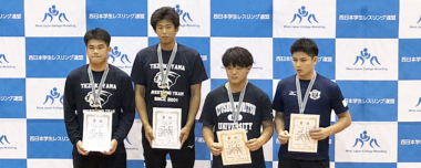 2024年西日本学生新人戦・男子グレコローマン成績