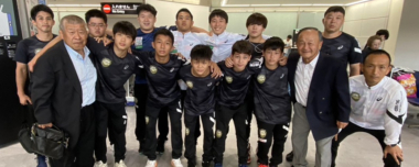 韓国遠征の中学生選抜チームが帰国