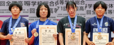 【記録】4選手が女子15～18人目の1年生チャンピオン