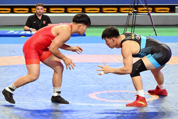 【写真集】2024年韓国オープン国際大会／男子フリースタイル86kg級・福岡大知（PTS／RB）