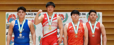 【写真集】2024年東日本学生選手権（秋季）・表彰式／選手権・男子グレコローマン