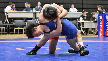 【写真集】2025年JOCジュニアオリンピックカップ／U17男子グレコローマン・決勝（抜粋）