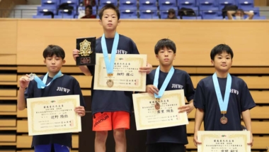 【写真集】2025年沼尻杯全国中学生選手権／男子フリースタイル表彰式