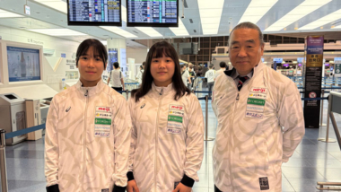 6.27U17アジア・ビーチ選手権（ベトナム）に出場する女子2選手が出発