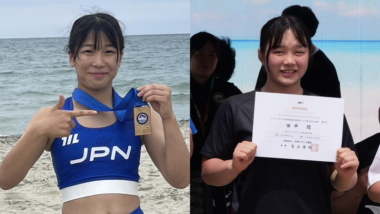 6.27U17アジア・ビーチ選手権（ベトナム）に女子2選手を派遣