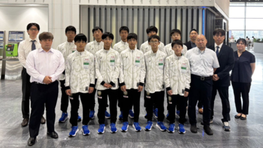 7.5～7U15アジア選手権（キルギス）出場の男子グレコローマン・チームが出発