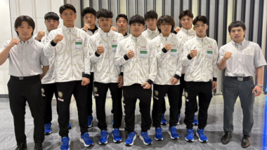 7.9～13U20アジア選手権（キルギス）出場の男子フリースタイル・チームが出発