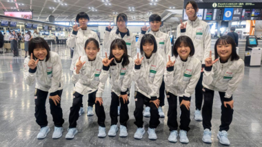 7.5～7U15アジア選手権（キルギス）出場の女子チームが出発
