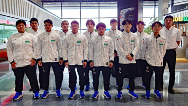 7.9～13U20アジア選手権（キルギス）出場の男子グレコローマン・チームが出発