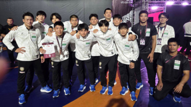 U20アジア選手権（キルギス）出場の男子グレコローマン・チームが帰国
