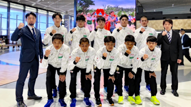 7.28～8.3U17世界選手権（ギリシャ）出場の男子フリースタイル・チームが出発