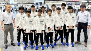 7.5～7U15アジア選手権（キルギス）出場の男子フリースタイル・チームが出発
