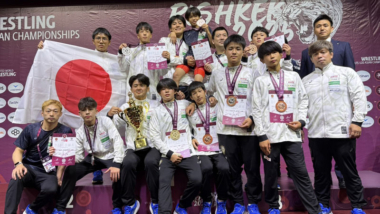 久保颯大（東京・グロリア）が優勝…2025年U15アジア選手権・最終日（男子フリースタイル）