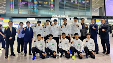 7.28～8.3U17世界選手権（ギリシャ）出場の男子グレコローマン・チームが出発