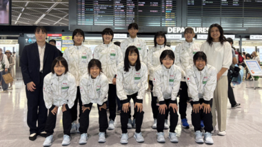 7.28～8.3U17世界選手権（ギリシャ）出場の女子チームが出発