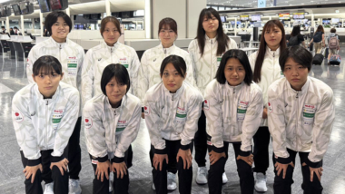 7.9～13U20アジア選手権（キルギス）出場の女子チームが出発