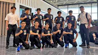 8.17～24U20世界選手権（ブルガリア）出場の男子グレコローマン・チームが出発