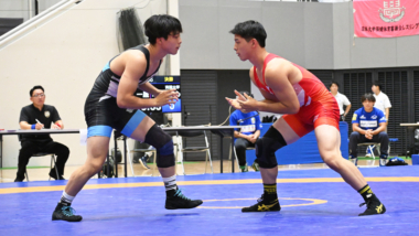本名一晟（育英大）が双子対決を制して2年連続優勝…2025年全日本学生選手権・第2日（男子グレコローマン）