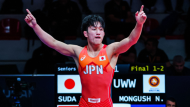 2025年世界選手権代表／男子フリースタイル61kg級・須田宝（山梨学院大）