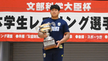 【写真集】2025年全日本学生選手権／個人賞