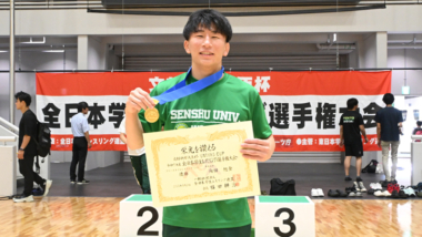 【2025年全日本学生選手権・特集】目標は姉弟でのオリンピック優勝！ “銀＆銅コレクター”返上の向田旭昇（専大＝男子フリースタイル61kg級）