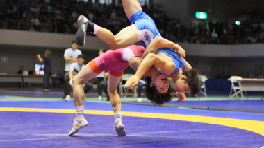 【写真集】2025年全国高校生グレコローマン選手権／決勝（前半実施階級）