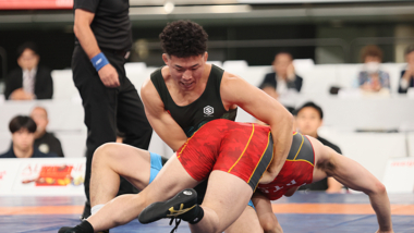 2025年世界選手権代表／男子グレコローマン77kg級・日下尚（マルハン北日本カンパニー）