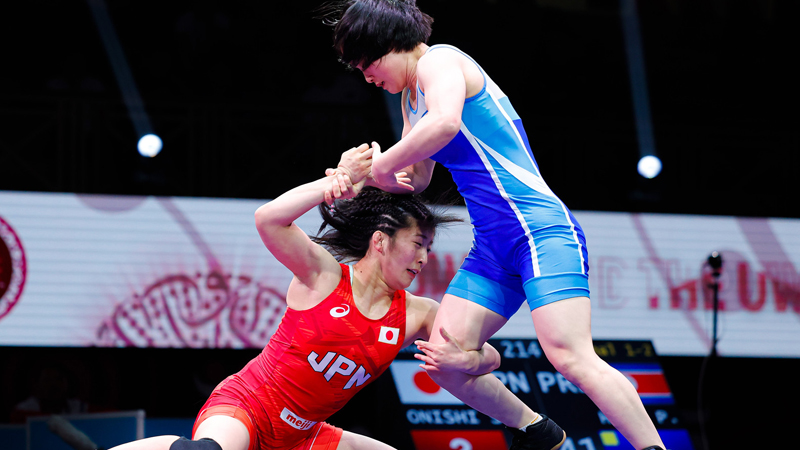 日体大桜華　レスリング　シングレット　赤青 日体大桜華 レスリング シングレット 赤青 日体大桜華 レスリング