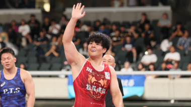 2025年世界選手権代表／男子グレコローマン97kg級・仲里優力（松尾建設）