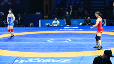 村山春菜（自衛隊）元木咲良（育英大助手）石井亜海（クリナップ）が優勝…2025年世界選手権・第6日（1）