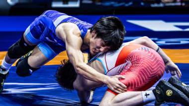 【写真集】2025年世界選手権／男子フリースタイル61kg級・須田宝（山梨学院大）