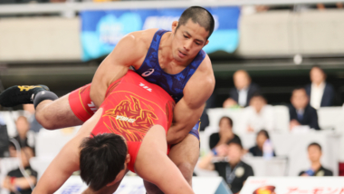 2025年世界選手権代表／男子グレコローマン87kg級・阪部創（自衛隊）