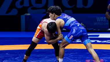 【写真集】2025年世界選手権/男子グレコローマン60kg級・稲葉海人(滋賀県スポーツ協会)