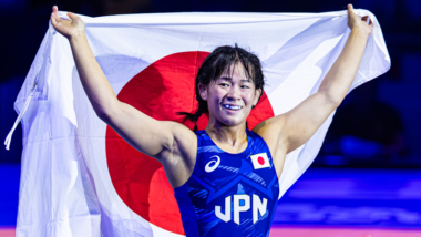 【写真集】2025年世界選手権/女子53kg級・村山春菜(自衛隊)-決勝・表彰式