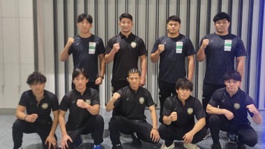 2025年世界選手権（クロアチア）出場の男子フリースタイル・チームが出発