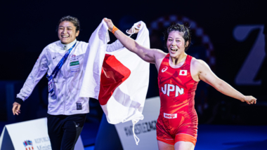 【2025年世界選手権・特集】伊調馨コーチに9年ぶりのウィニングランをプレゼント…女子65kg級・森川美和（ALSOK）