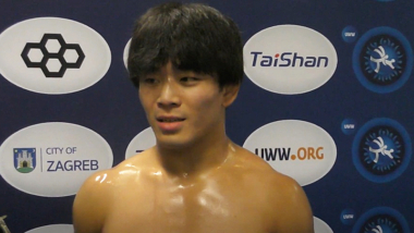 【インタビュー動画】2025年世界選手権／決勝進出を決めた男子フリースタイル70kg級・青柳善の輔（クリナップ）