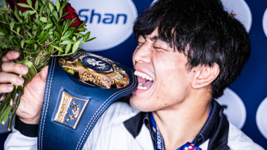 【2025年世界選手権・特集】涙のウィニングラン！ 国内でのつまずきを乗り越えて世界一へ…男子フリースタイル70kg級・青柳善の輔（クリナップ）