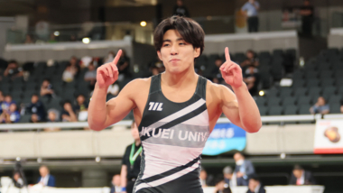 2025年世界選手権代表／男子グレコローマン63kg級・中村真翔（育英大）