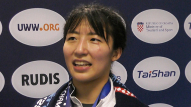 【インタビュー動画】2025年世界選手権／第3日のファイナル出場選手（尾西桜、清岡幸大郎、吉田アラシ、内田颯夏）