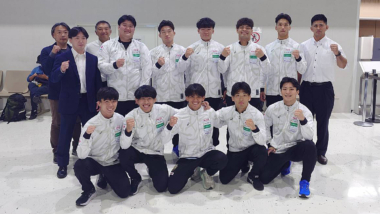 10.20～27U23世界選手権（セルビア）出場の男子グレコローマン・チームが出発