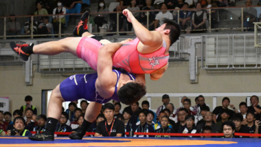 【2025年国民スポーツ大会・特集】豪快なリフト技がさく裂、リボウィッツ和青（東京・自由ヶ丘学園高）がグレコローマンで優勝