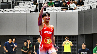【2025年全日本大学グレコローマン選手権・特集】負傷からの復活優勝を遂げ、最激戦階級に挑む…60kg級・金澤孝羽（日体大）