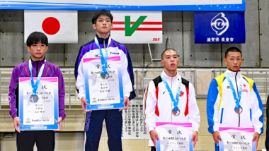 【写真集】2025年国民スポーツ大会／表彰式（少年男子フリースタイル）
