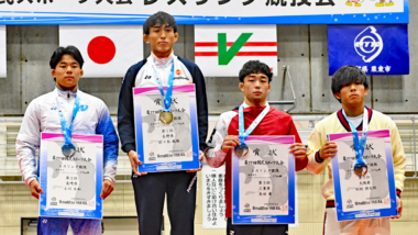 【写真集】2025年国民スポーツ大会／表彰式・成年男子フリースタイル